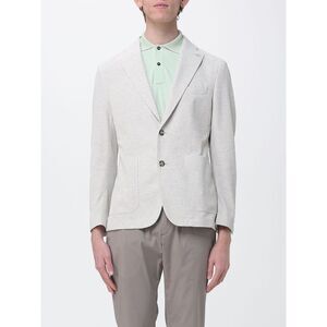 Manuel Ritz Men Manuel Ritz Single Breasted Cotton Blend Blazer
